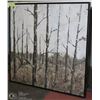 Image 1 : FRAMED FOREST CANVAS PRINT 30X30