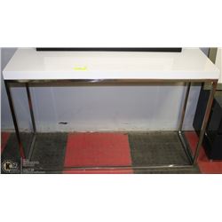 WHITE SHOWHOME SOFA TABLE 16X48X30