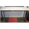 Image 1 : WHITE SHOWHOME SOFA TABLE 16X48X30