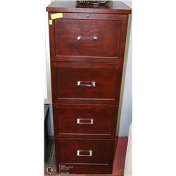 WOODEN FILING CABINET / STORAGE UNIT 19X19X52