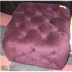 SHOWHOME PURPLE ACCENT OTTOMAN