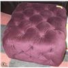 Image 1 : SHOWHOME PURPLE ACCENT OTTOMAN