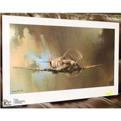 40 X 23  SPITFIRE BY BARRIE CLARK LIGHT UP WINGS
