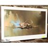 Image 1 : 40 X 23  SPITFIRE BY BARRIE CLARK LIGHT UP WINGS