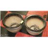 Image 1 : SET OF 2 CERAMIC FROST RESISTANT POTS