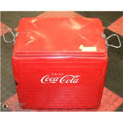 1955 METAL COCA COLA COOLER **DRAIN CAP AT FRONT