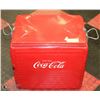 Image 1 : 1955 METAL COCA COLA COOLER **DRAIN CAP AT FRONT