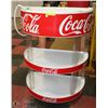 Image 1 : 2 TIER COCA COLA STORE DISPLAY COOLER 43 X 19 X 31
