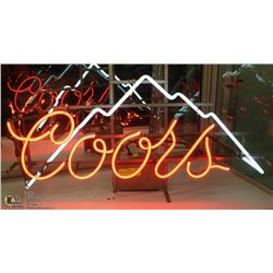 VINTAGE NEON COORS BEER SIGN