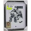 Image 1 : TERRY SAWCHUK 1970 O.P.C. CARD FRAMED
