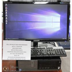 DELL OPTIPLEX HIGH PERFORMANCE iNTEL i7/ 8GB RAM