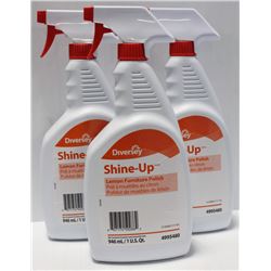 LOT OF 3 946ML SPRAY BOTTLES OF SHINE UP