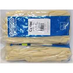 LOT OF 12 PAIRS OF RONCO CANTEC LATEX GLOVES AND