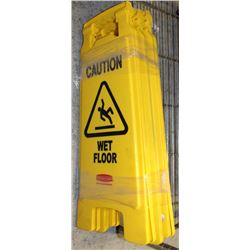 LOT OF 3 WET FLOOR SIGNS