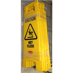 LOT OF 3 WET FLOOR SIGNS