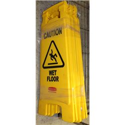 LOT OF 3 WET FLOOR SIGNS