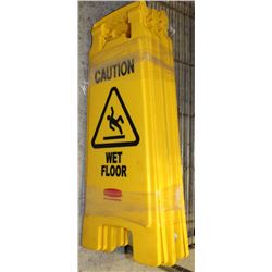 LOT OF 3 WET FLOOR SIGNS