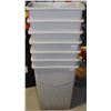 Image 1 : 7 GARBAGE CANS NO LIDS