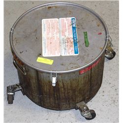 MIROIL 60L FILTER POTS ON CASTORS