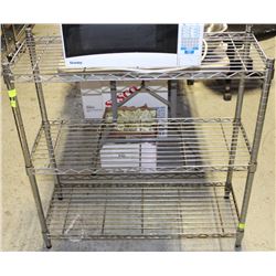3 TIER S/S RACKING 36"X14"X37"