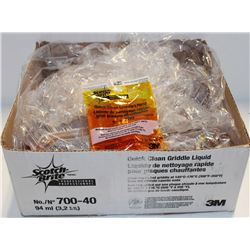 BOX OF SCOTCH BRITE QUICK CLEAN GRIDDLE LIQUID