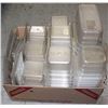 Image 1 : BOX OF ASSORTED 1/3 AND 1/6 INSERTS WITH LIDS