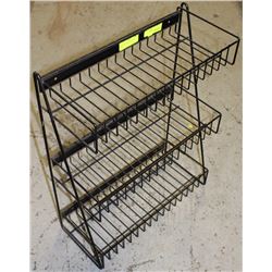 18"X8"X23" THREE TIER METAL RACK