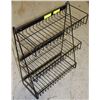 Image 1 : 18"X8"X23" THREE TIER METAL RACK