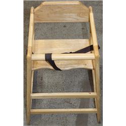 WOODEN HIGH CHAIR
