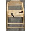Image 1 : WOODEN HIGH CHAIR