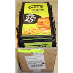 29 TRIFOLD MENU COVERS 6"X12"