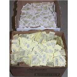 BOX OF SPENDA PACKETS AND 1/2 BOX OF SUGAR PACKETS