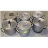 Image 1 : 6 POTS WITH LIDS