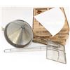 Image 1 : GREASE STRAINER, CHINA CAP  AND 3 BOXES OF FILTER