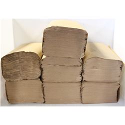 7 PACKS OF BROWN PAPER NAPKINS