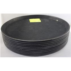 10 ROUND SERVING TRAY W/ RUBBER SURFACE