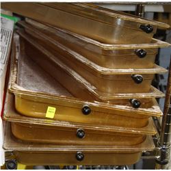 LOT OF 7 ASST SIZE INSERTS