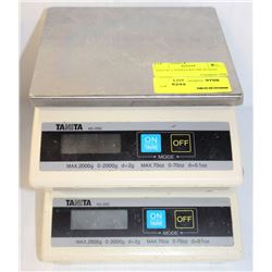 LOT OF 2 TANITA KD-200 SCALES