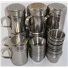 Image 1 : LOT OF 7 SPICE SHAKERS AND 65 SS PORTION CUPS