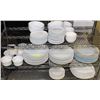 Image 1 : LOT OF ASSORTED WHITE DISHES