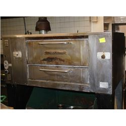 #4 BAKERS PRIDE PIZZA GAS OVEN 65" X 43 1/2" X 59"