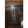 Image 1 : #10 STAINLESS STEEL PREP TABLE W/ UNDER COUNTER