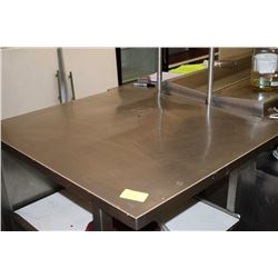 #13 SMALL STAINLESS STEEL PREP TABLE