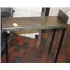 Image 1 : #12 STAINLESS STEEL SIDE TABLE 10 X 30 X 28