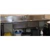 Image 1 : #15 STAINLESS STEEL DOUBLE SINK 95  X 24 X 37