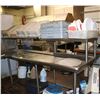 Image 1 : #17 STAINLESS STEEL DISHWASH RUN WITH 2 SHELF UNIT