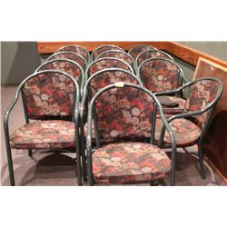 #35 LOT OF 17 ARM CHAIRS