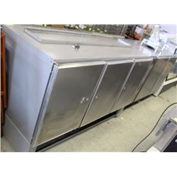 3 DOOR BAR COOLER, OPENS FROM BOTH SIDES
