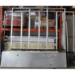 9FT X 20 FT 7 DOOR COOLER DISASSEMBLED ON SKID