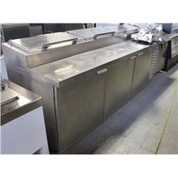 8FT LONG 3 DOOR PREP AREA/COOLER